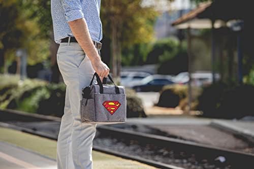 ONIVA - egy Piknik Ideje márka - Superman útközben Ebéd Bag - Puha Hűvösebb uzsonnás Doboz - Szigetelt Ebéd Táska, (Heathered