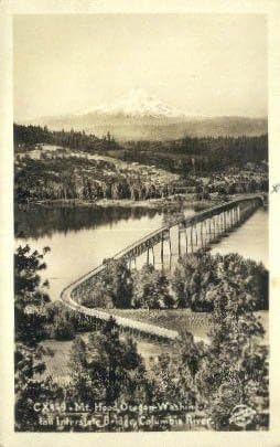 A Columbia Folyó, Oregon Képeslap