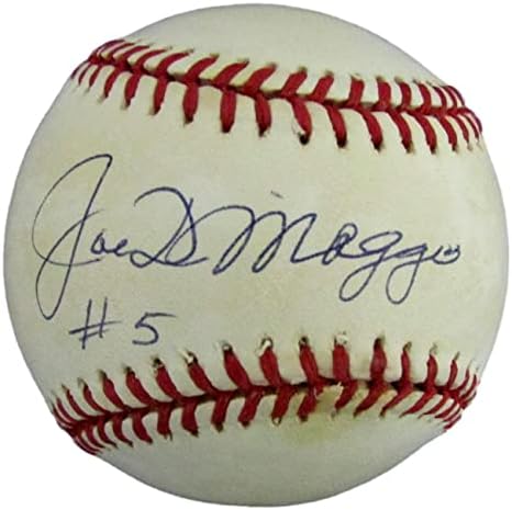 Joe DiMaggio Dedikált Rawlings OAL Baseball New York Yankees PSA/DNS 170508 - Dedikált Baseball