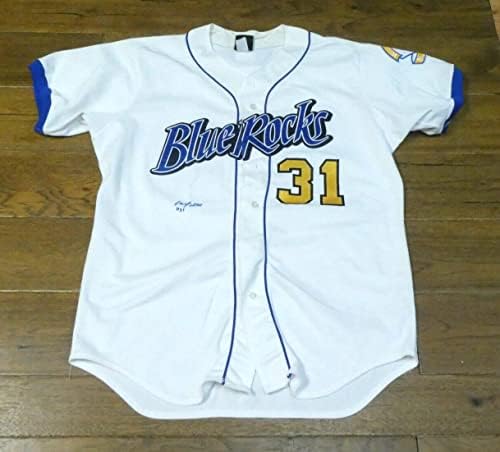 Wilmington Kék Sziklák Alá a Játékban Használt Baseball Jersey 31 Rosa - Játék Használt MLB Mezek