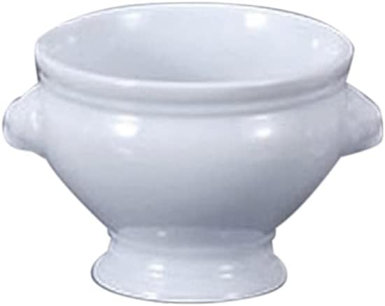 Készlet 10 Leves Csésze Fehér Porcelán Oroszlán Triff (Nagy) 4.6 x 3,6 cm (11.8 x 9.1 cm), 16.5 fl oz (470 cc), Importált