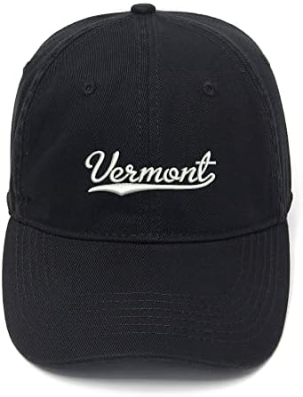 Cijia-Cijia Férfi Baseball Sapkák Vermont - VT Hímzett Apa Kalapja Mosott Pamut Sapka