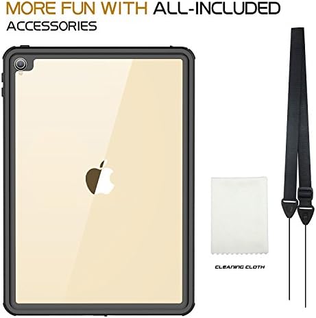 iPad Pro 10.5 Vízálló tok, AICase Vízálló IP68 360 Fokos Körben Védő Ultra Slim Vékony Por/Hó Bizonyíték kötéllel Apple iPad