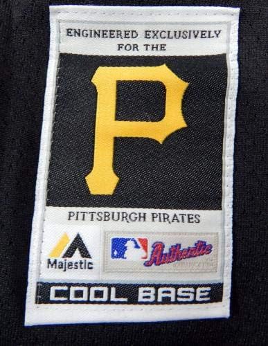 2014 Pittsburgh Pirates Stolmy Pimentel 38 Játékban Használt Fekete BP ST Jersey 982 - Játék Használt MLB Mezek