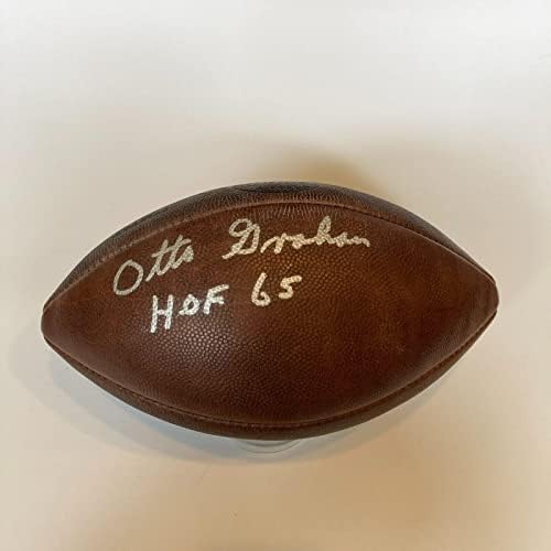 Otto Graham Hall Of Fame 1965-Ben Aláírt Vintage Wilson NFL-Játék, Labdarúgó SZÖVETSÉG - Dedikált Focilabda