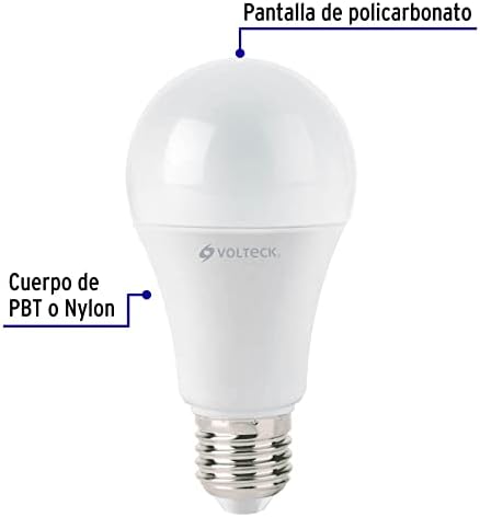 Volteck LED-100C LED Lámpa, 19, 14 W, Meleg Fény, Volteck
