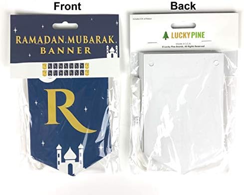 Ramadán Mubarak Zászló Dekoráció, Party Dekoráció, Zászló Banner