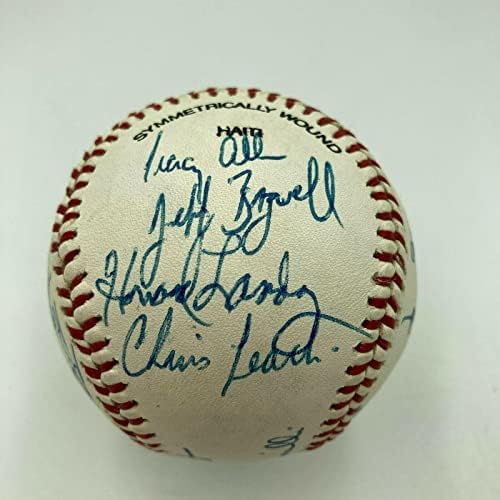 Jeff Bagwell Előtti Újonc 1989 Red Sox Minor League-ben Aláírt Baseball PSA DNS - Dedikált Baseball
