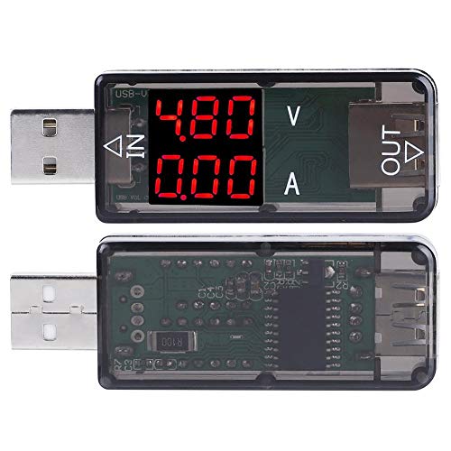 USB Átalakító, USB Színes LCD Voltmérő Nagyáramú Áram-Mérő Multiméter Töltő USB Teszter USB Feszültség Teszter 2.8x1x0.4inch