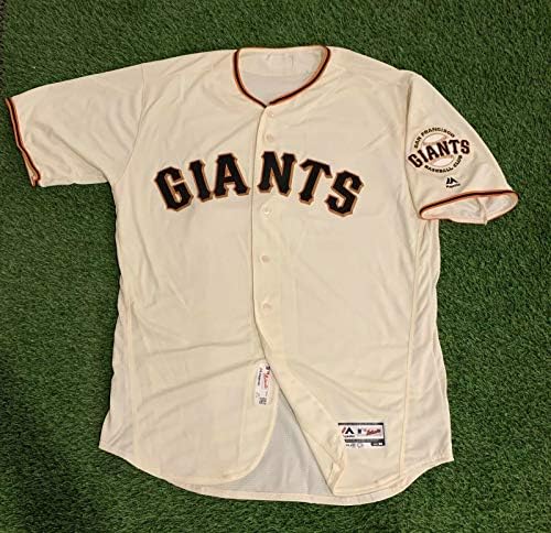 Madison Bumgarner San Francisco Giants meccsen Használt Jersey 2017 MLB Auth - MLB Meccset Használt Mezek