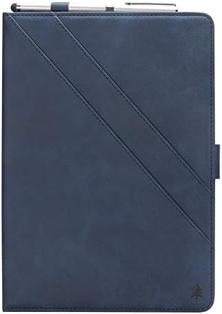 Tablet PC Esetben Vízszintes Tükrözés Kettős Birtokos Bőr tok iPad Pro 12.9 inch (2018), a Birtokos & Kártya Slot & Képkeret(Fekete)