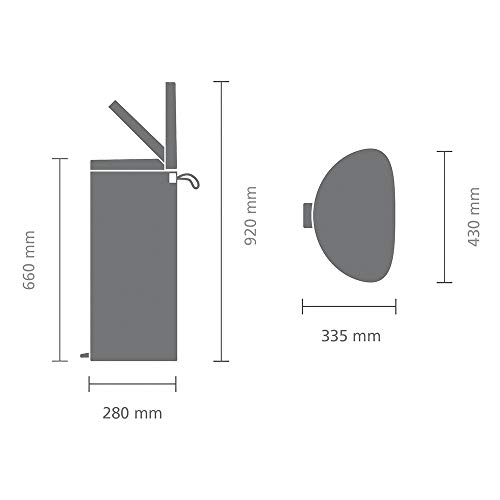 Brabantia Lépés-A Kuka Flatback+ 10.6 Liter