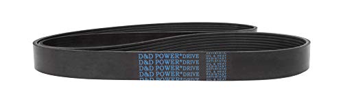 D&D PowerDrive 295J6 Poly V szíj, 29.5 Hossz, 0.56 Szélesség