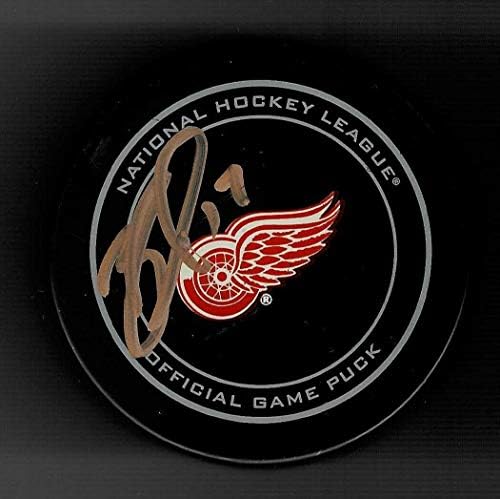 Brad Richards Aláírt Detroit Red Wings Hivatalos Játék Puck - Dedikált NHL Korong