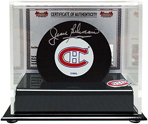 Jean Beliveau Aláírt Montreal Canadiens Puck - Dedikált NHL Korong