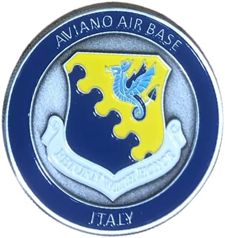 Egyesült Államok légiereje USAF Aviano Légi Bázis Olaszország Kihívás Érme