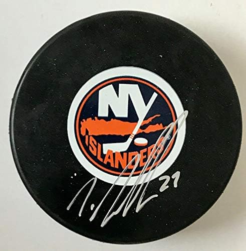 MILÁNÓ JURCINA (New York Islanders) aláírt Hivatalos NHL logó puck - Dedikált NHL Korong