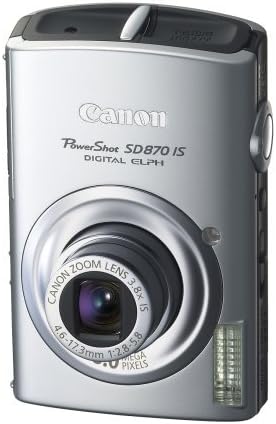 Canon PowerShot SD870IS 8 MEGAPIXELES Digitális Fényképezőgép 3.8 x Széles Látószögű Optikai Kép Stabilizált Zoom (Ezüst)